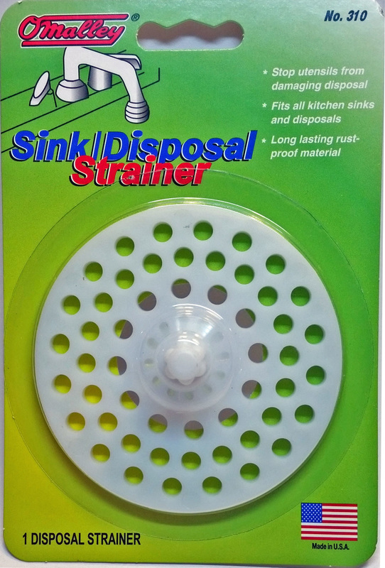 Manufactured in USA White Plastic Details about   Garbage Disposal and Sink Strainer Guard 